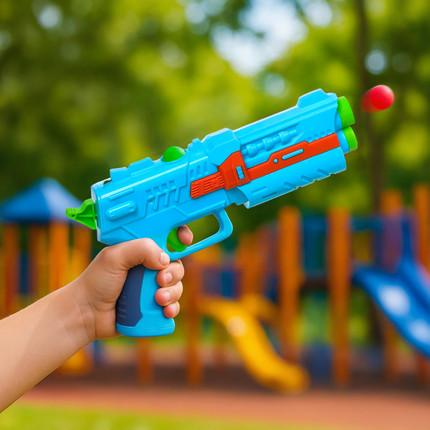 Pistole ar lodēm un bumbiņām