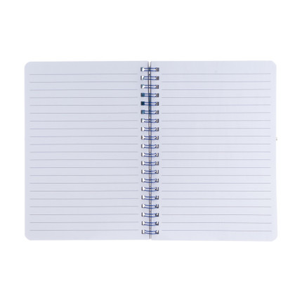 Piezīmju klade ar spirāli, dažādi veidi