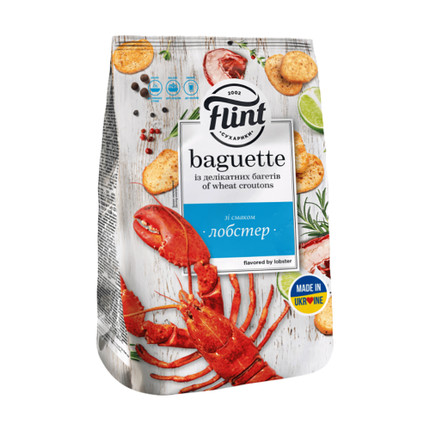 Sausmaizītes Flint, ar lobstera garšu, 90 g