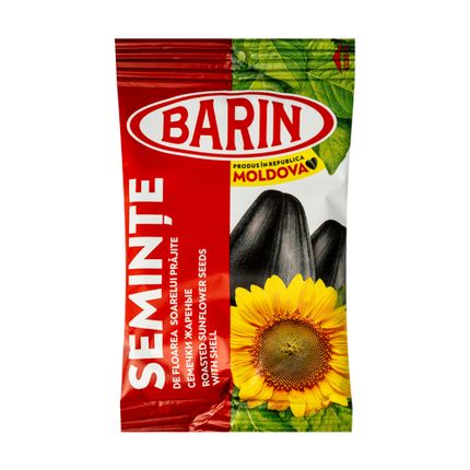 Grauzdētas saulespuķu sēklas Barin, dažādi veidi, 50 g