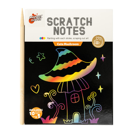 Scratch-art blociņš, 10 lapas, 14х10 cm