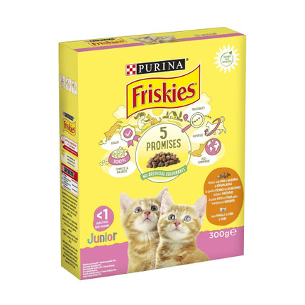 FRISKIES sausā barība kaķiem JUNIOR(vista), 300g