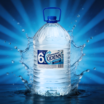 Dzeramais ūdens, Lāsīte, negāzēts, 6 l