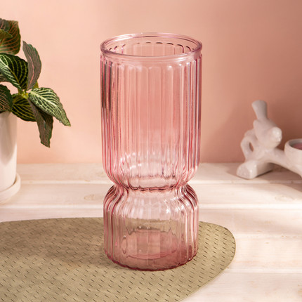 Stikla vāze, 11x24.5 cm