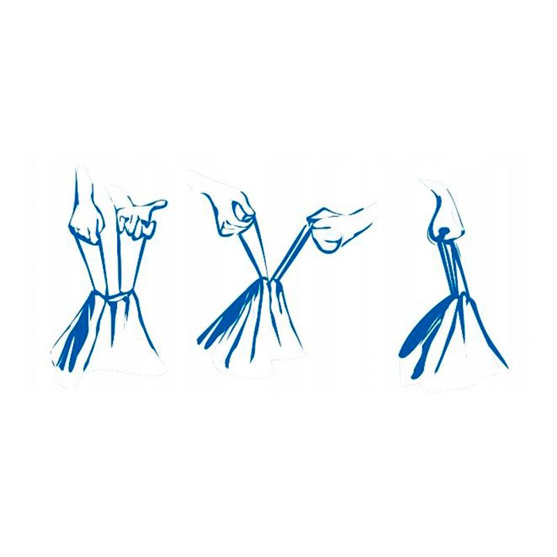 Atkritumu maisi ar savilcēju, 35 l, 15 gab.