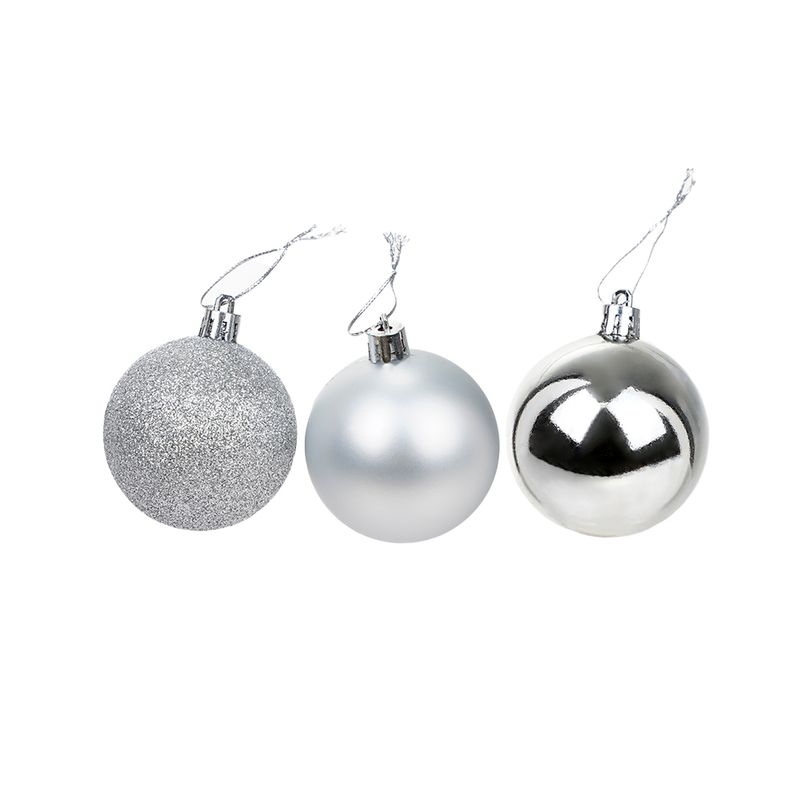 Ziemassvētku bumbas, 12 gab., 6cm