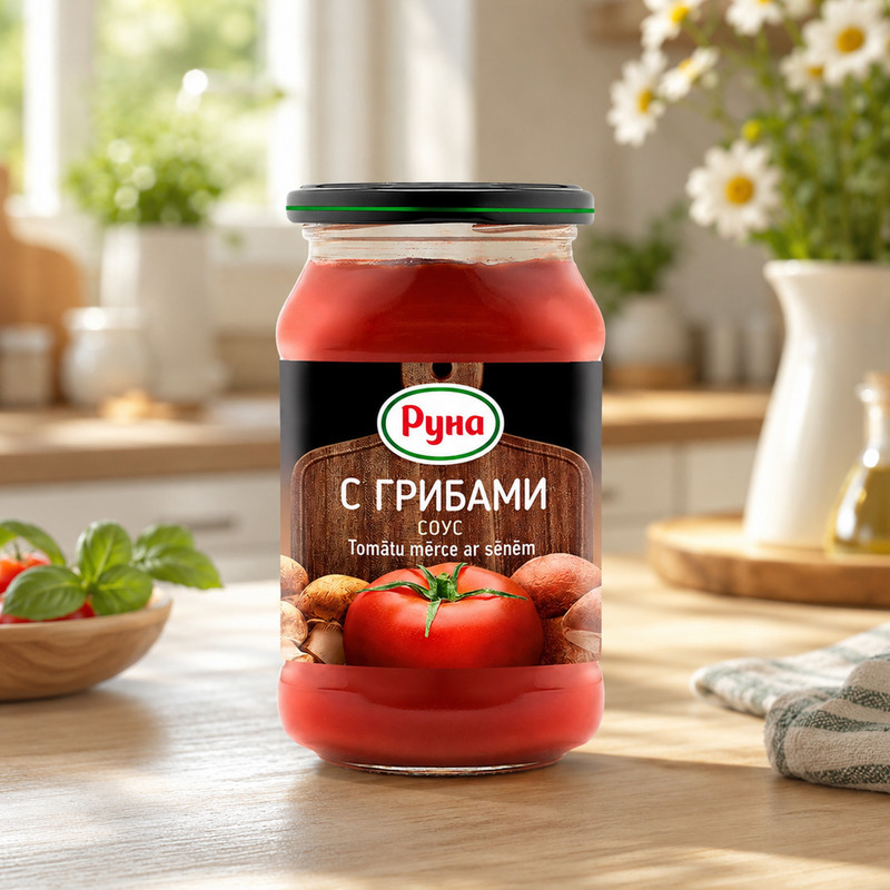 Tomātu mērce Runa, 485 g, dažādi veidi