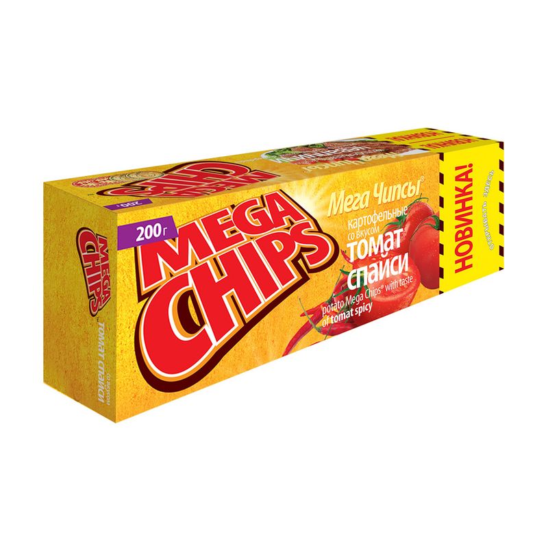 Kartupeļu čipsi MEGACHIPS, 200 g, dažādi veidi