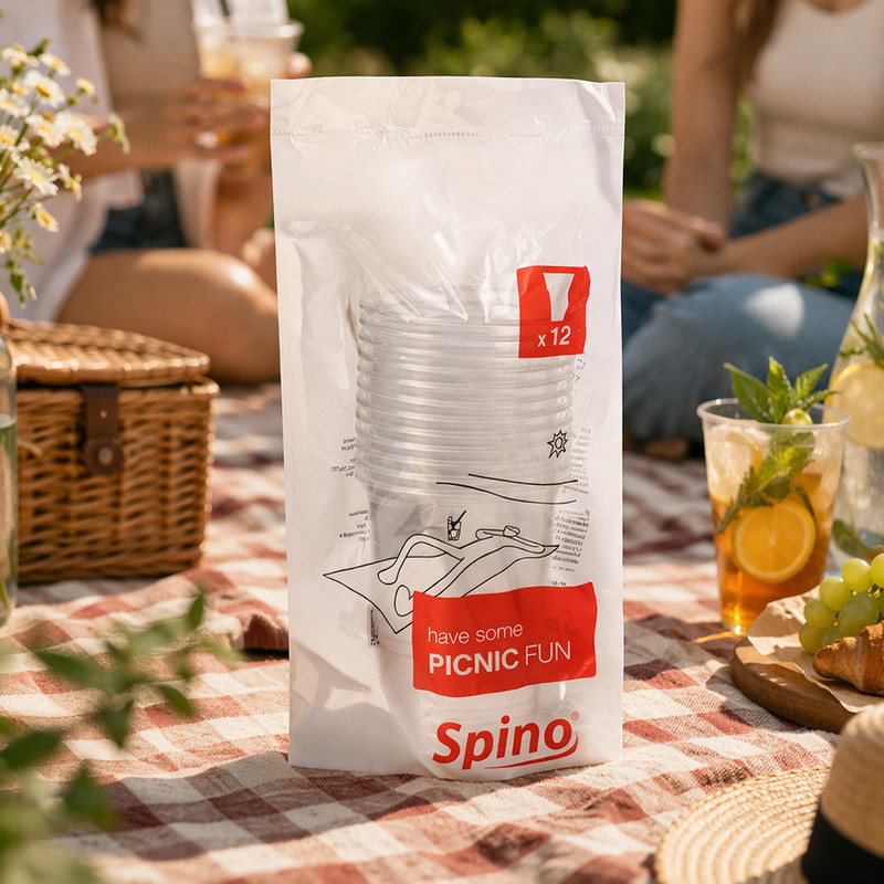 Vienreizējās lietošanas alus glāzes, 400 ml, 12 gab.