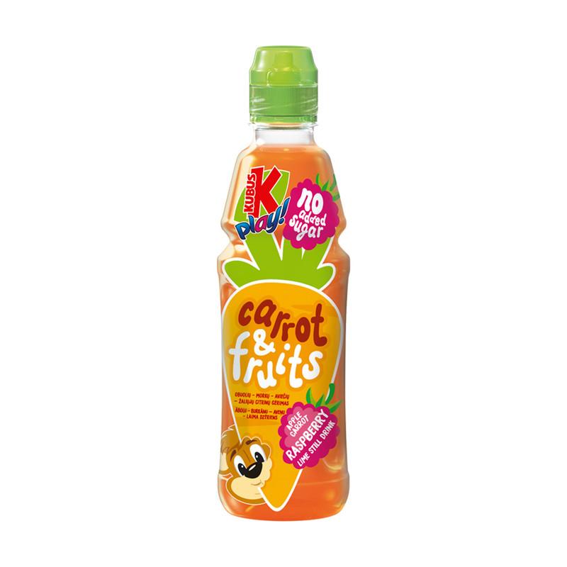 Negāzēts dzēriens Kubuš Play, dažādas garšas, 0.4 l