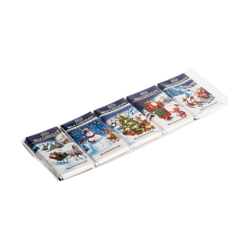 Piena šokolāde Only Christmas, 5x15 g