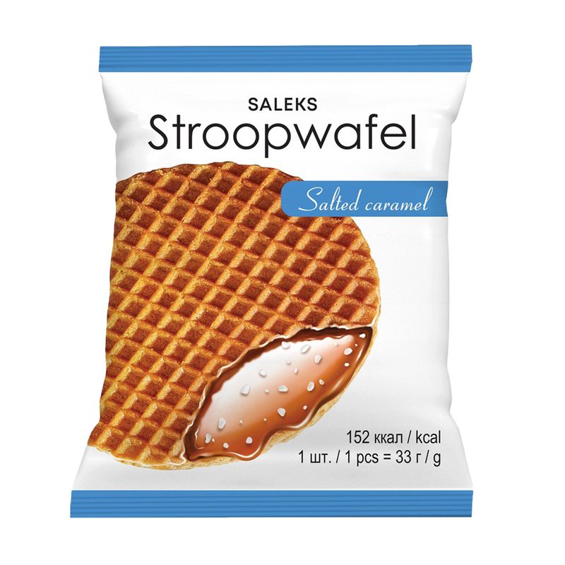 Vafeles Stroopwafel, 33 g, dažādi veidi