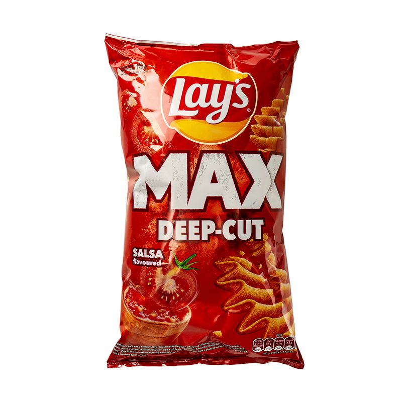 Čipši Lay`s Max, 120 g, dažādi veidi