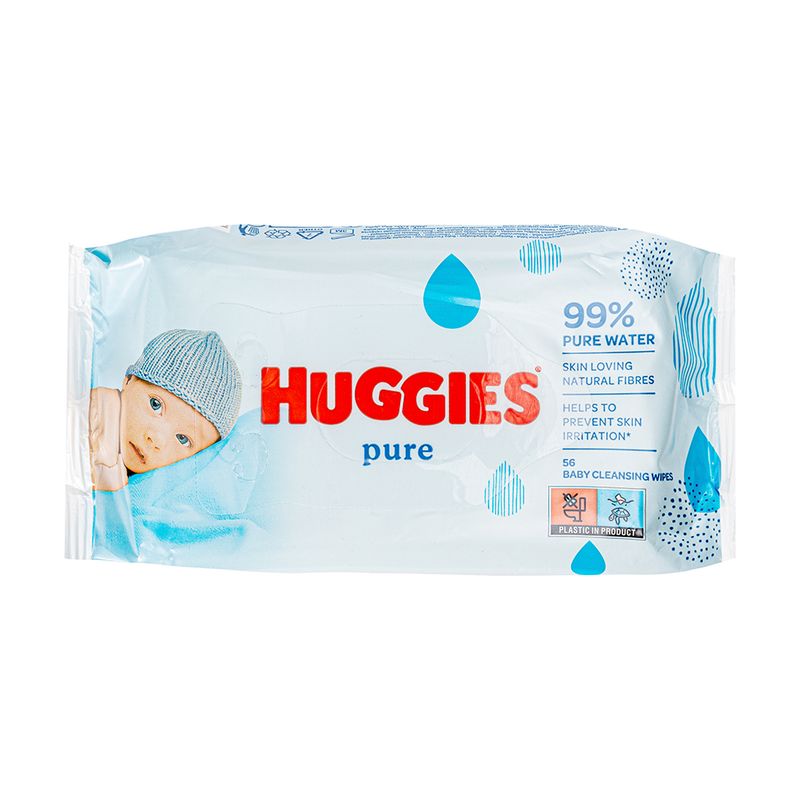 Mitrās salvetes Huggies, 56 gab.