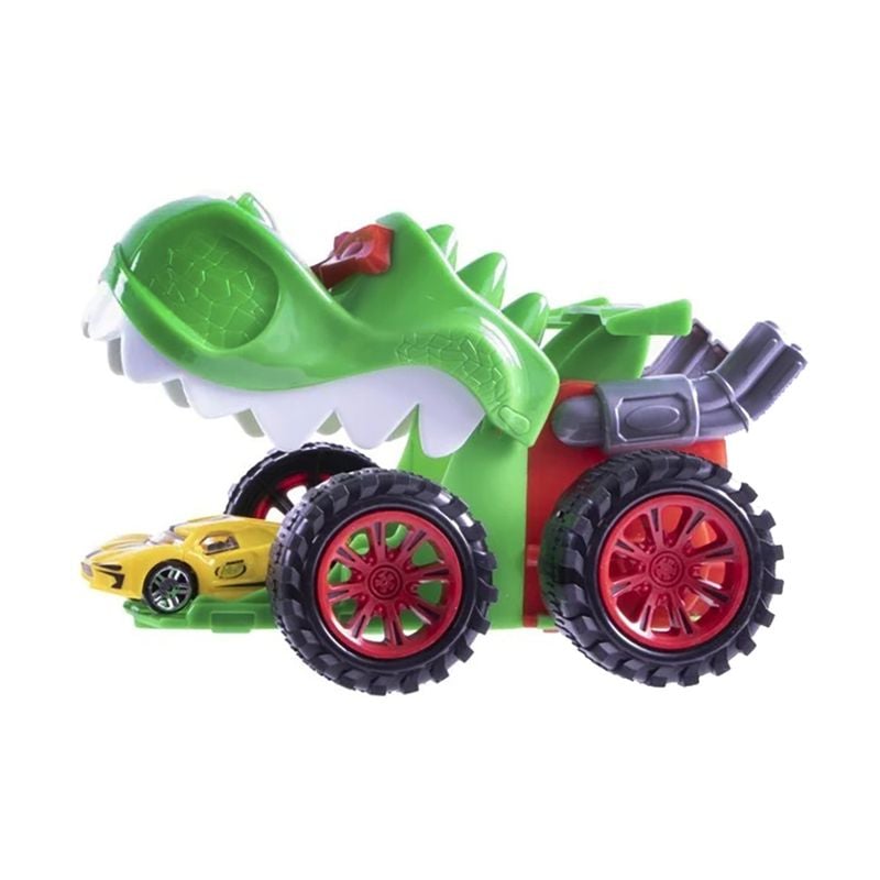 Mašīnu komplekts dino, dažādas krāsas