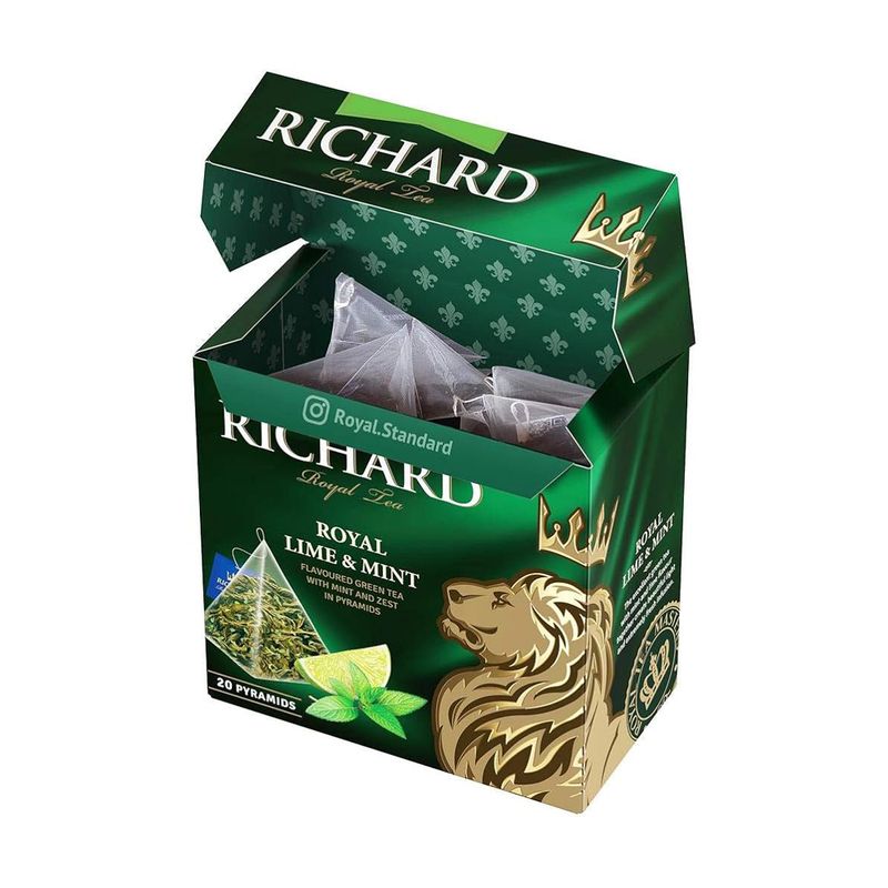 Tēja Richard, Royal Lime&Mint, 20 gab.