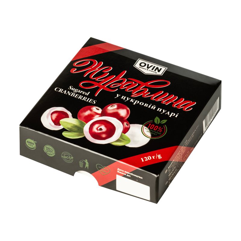 Dzērvenes pūdercukurā ar kanēli Adugs, 70 g   