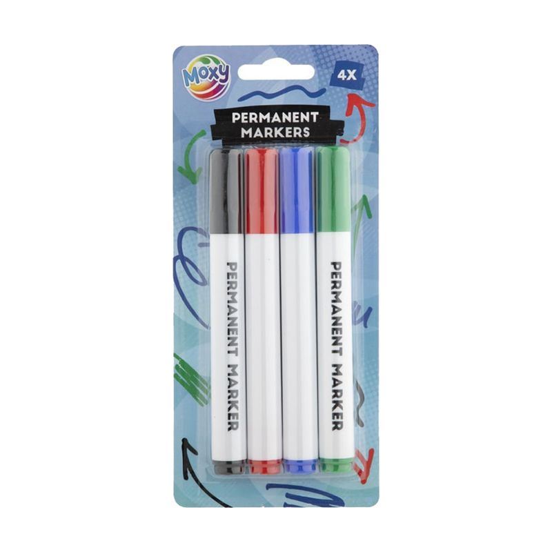 Permanentie marķieri, 4 gab.