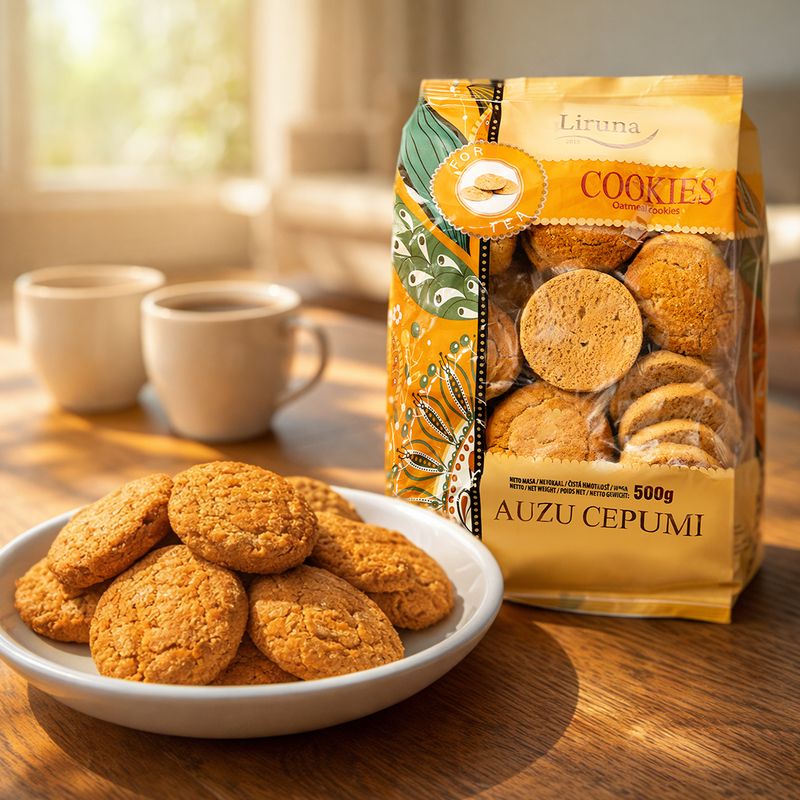 Auzu cepumi pie tējas, 500 g