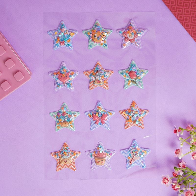 Uzlīmes, 12 gab., 14x27 cm, dažādi veidi