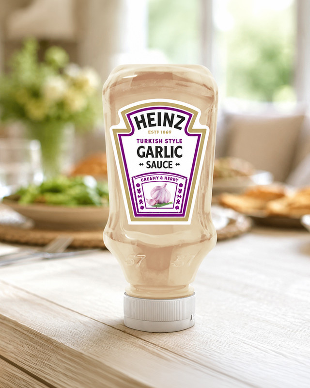 HEINZ Ķiploku mērce, 400 ml