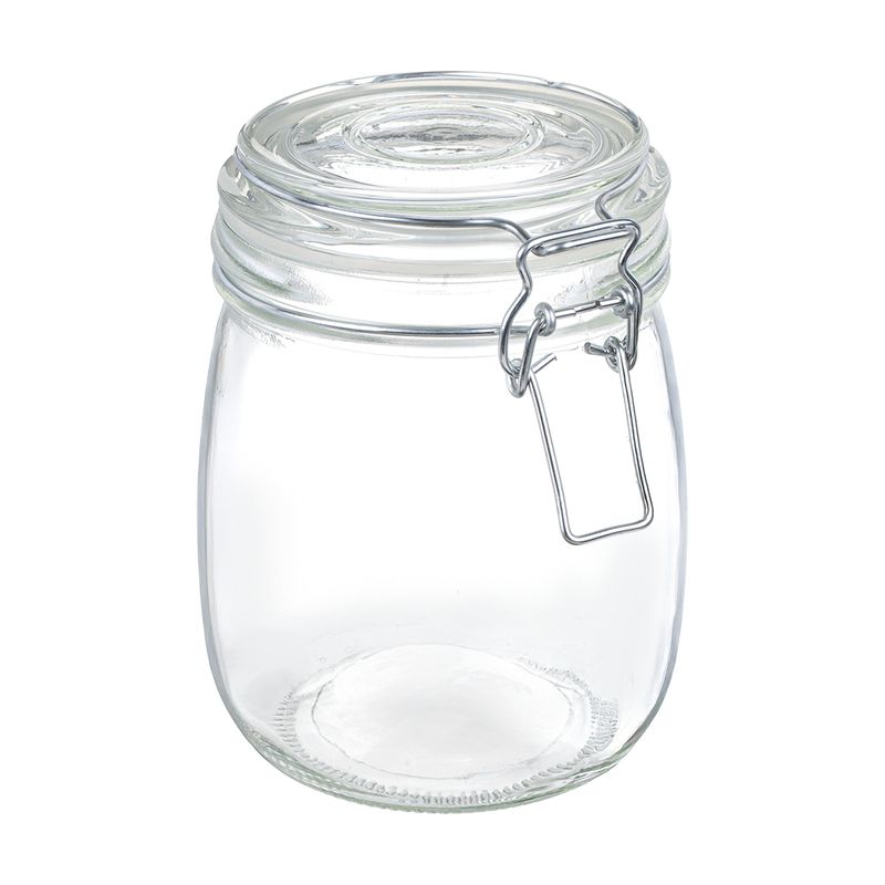 Stikla burka ar vāku hermētiska 850ml