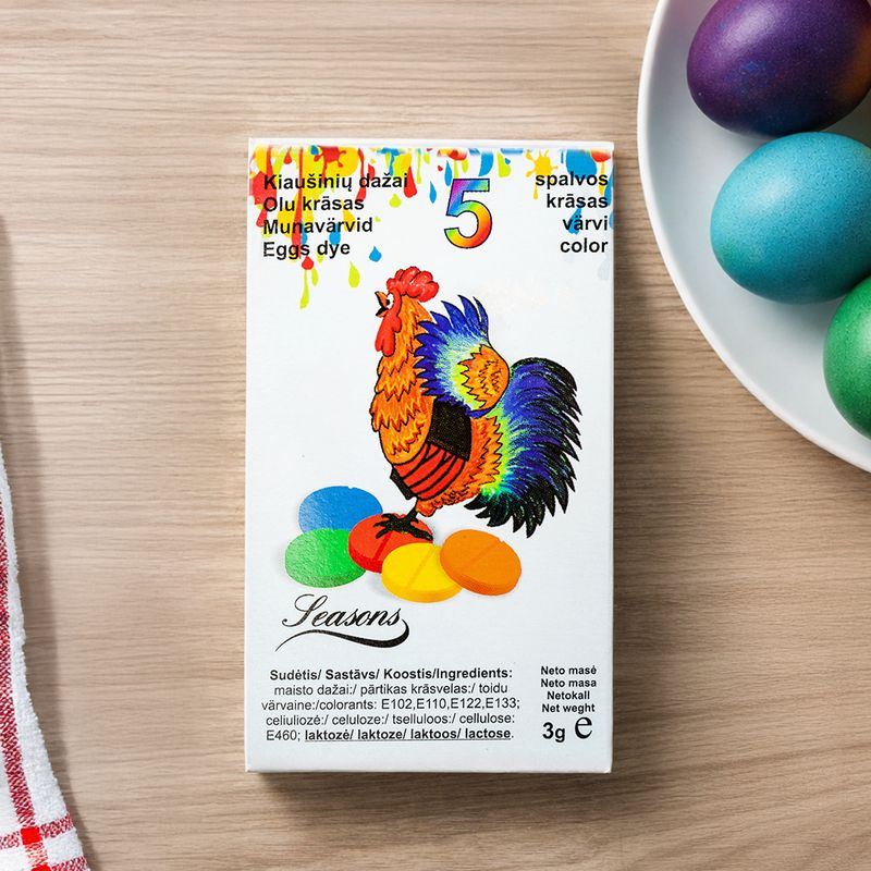 Olu krāsas 5 tabletes