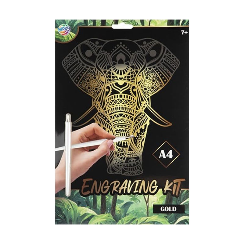 Skrāpējamā papīra mākslas komplekts