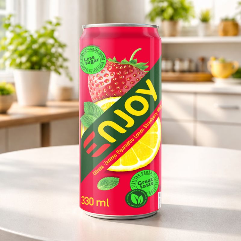 Gāzētais dzēriens Enjoy, 0,33 l, dažādi veidi