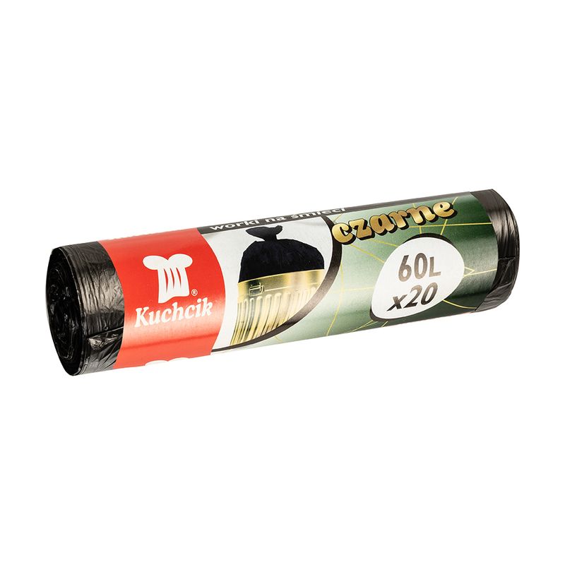 Atkritumu maisi melni, 60 l, 20 gab.