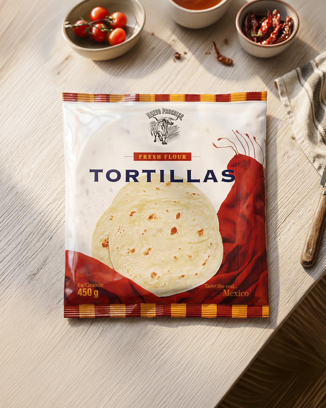 Tortillas Nuevo Progreso 6 gab., 450 g