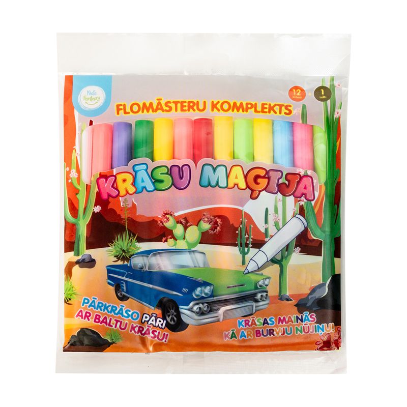 Flomāsteru komplekts Krāsu maģija, 13 gab.