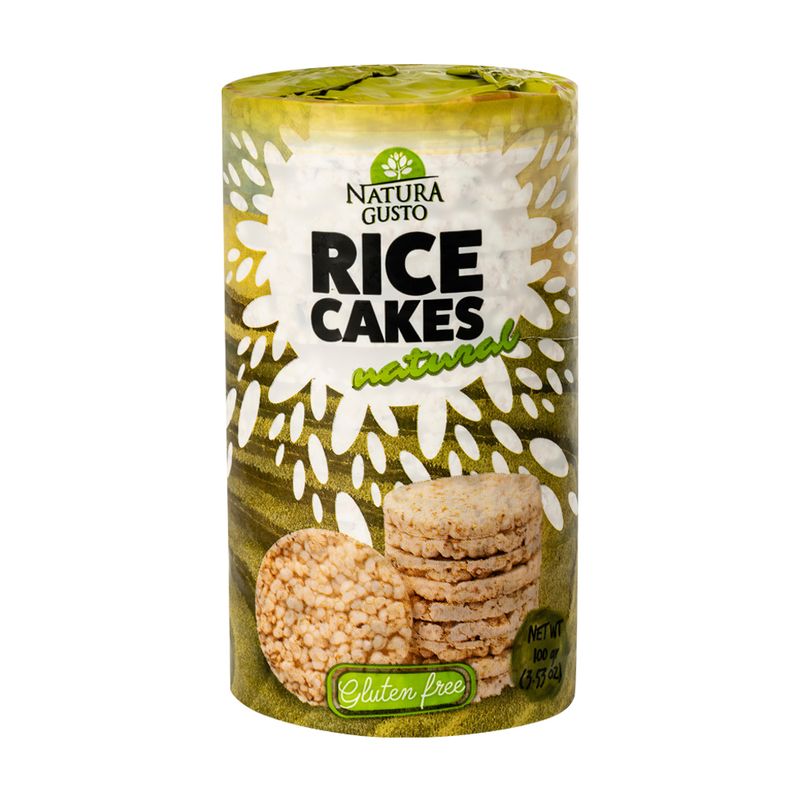Brūno rīsu galetes Natura Gusto ar sāli un sezama sēklam, 100 g