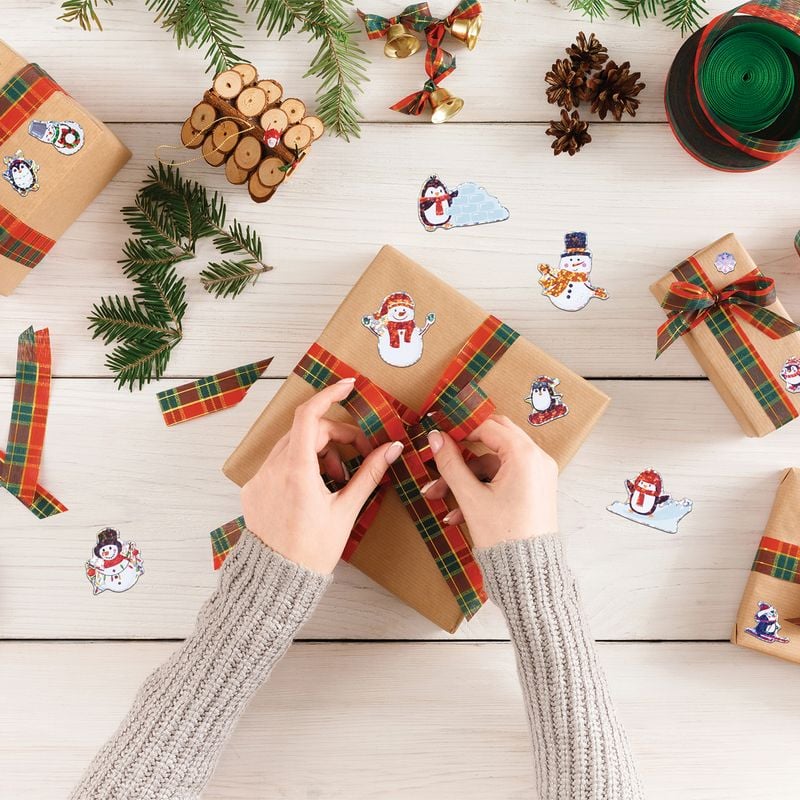 Ziemassvētku uzlīmes, 35х19,5 cm