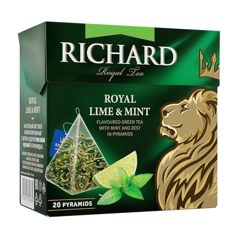 Tēja Richard, Royal Lime&Mint, 20 gab.