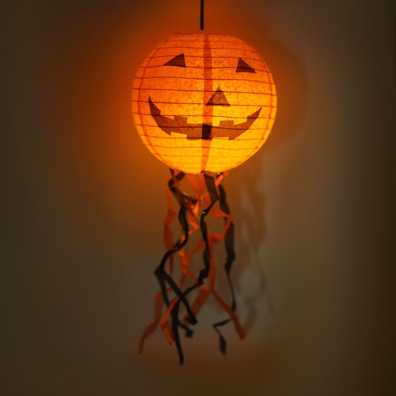 Papīra laterna, 1 LED, 20 cm