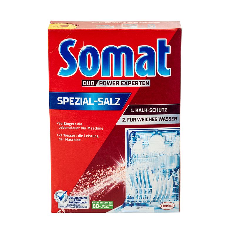 Sāls trauku mazgājamām mašīnām Somat, 1.2 kg