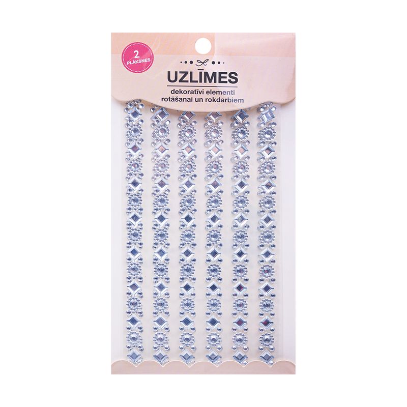 Dekoratīvo uzlīmju komplekts, 19х10 cm, dažādi veidi