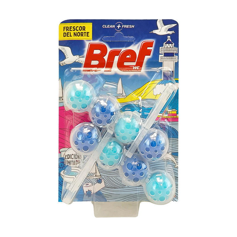 Tualetes bloks Bref Power, dažādi veidi, 2x50 g