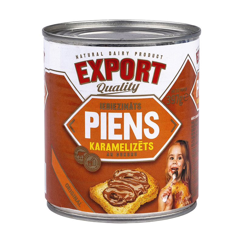Vārīts karamelizēts piens ar cukuru, 397 g