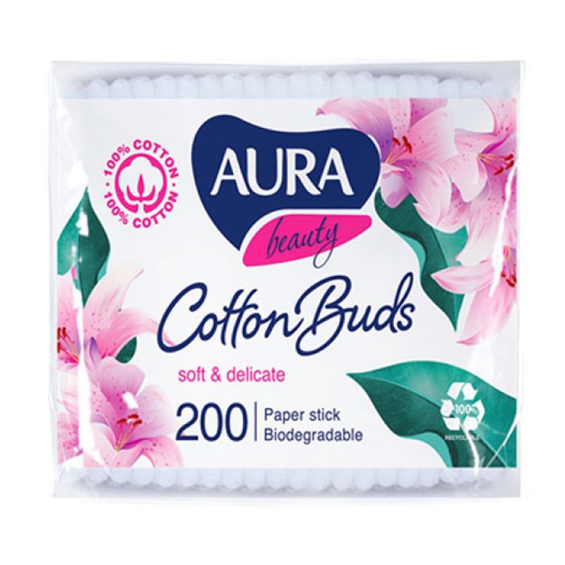 Vates kociņi Aura Beauty, 200 gab.