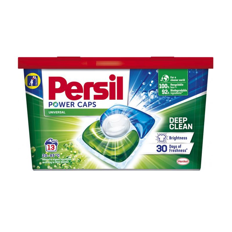 Veļas mazgāšanas kapsulas Persil Power, 13 gab.