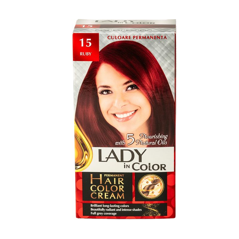 Matu krēmkrāsa, Lady in Color, dažādi veidi