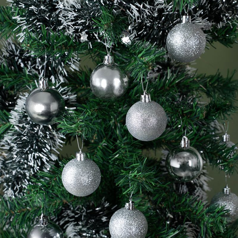 Ziemassvētku bumbas, 6 gab., Ø5cm