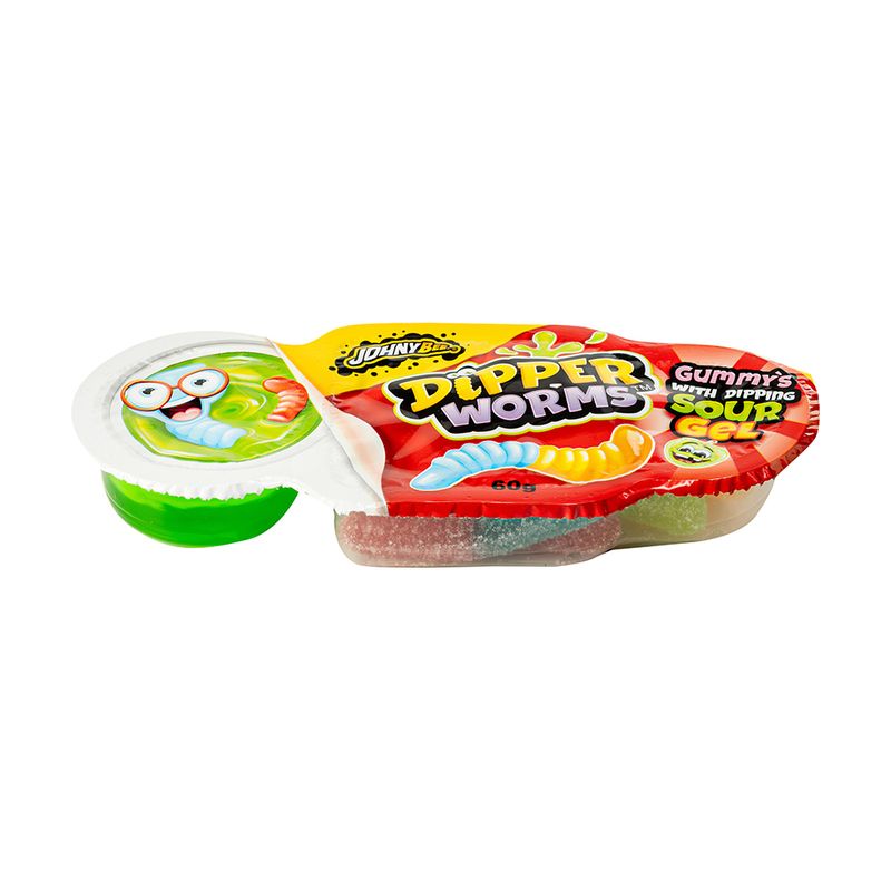 Želejkonfektes WORMS DIPPER, 60 g