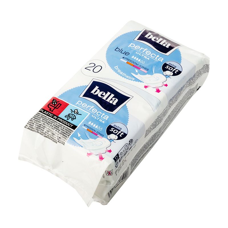 Higiēniskās paketes Bella, Perfecta Blue, 20 gab.