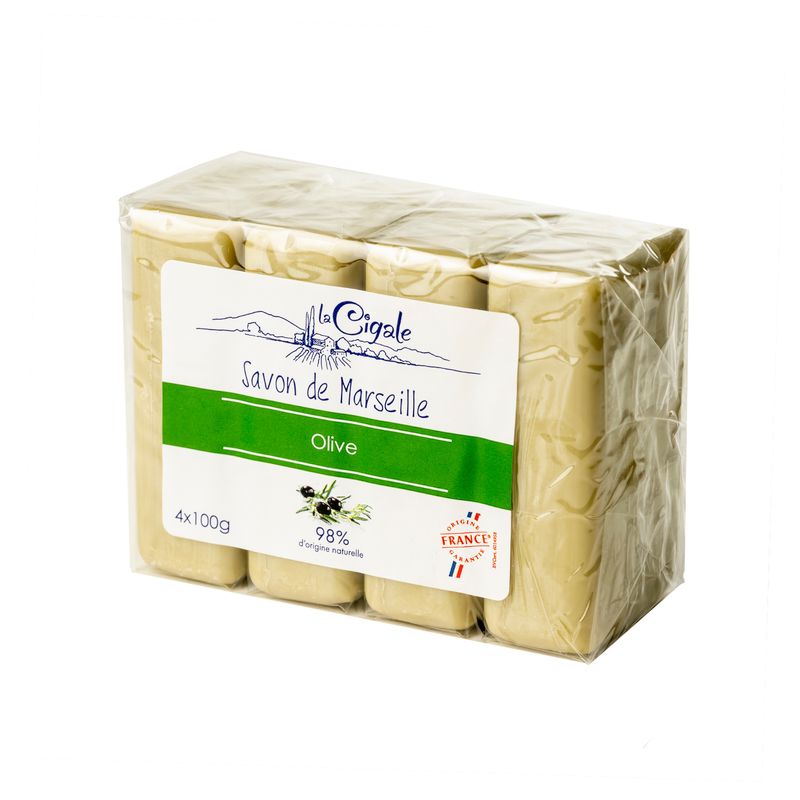 Ziepes La Cigale Marseille Olive, 4 x 100 g