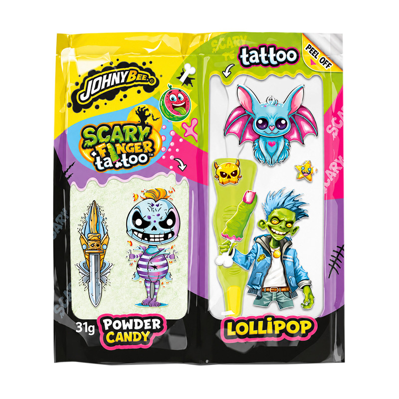 Ledenes Scary finger + tattoo, 31 g