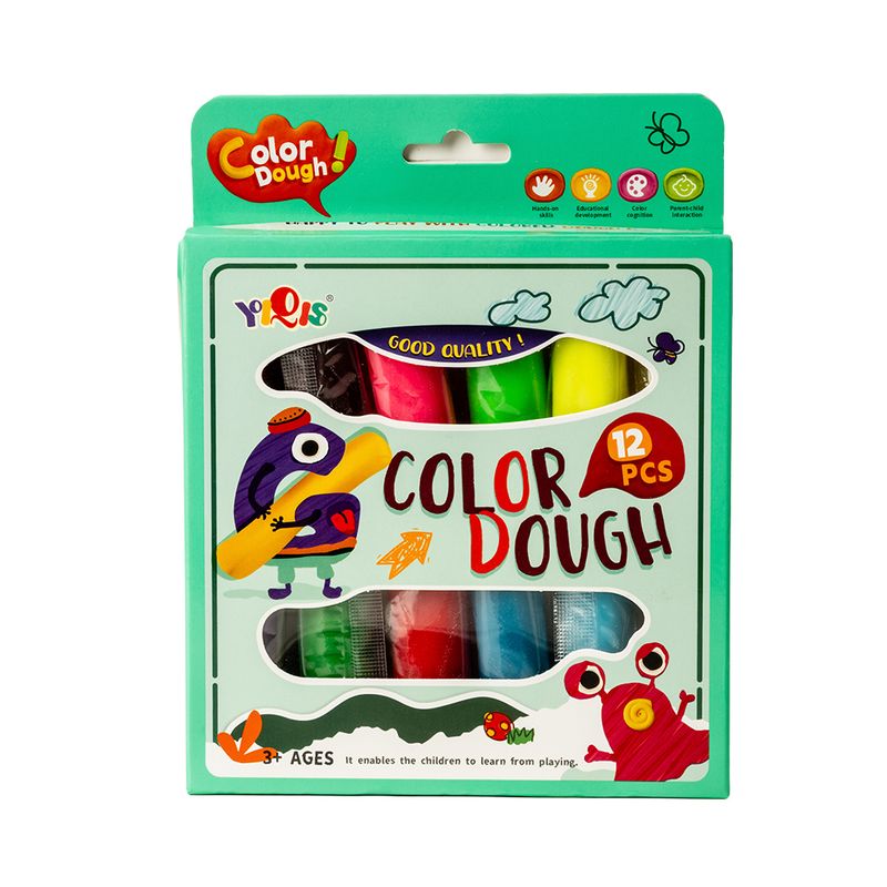 Plastilīna komplekts, 12 krāsas