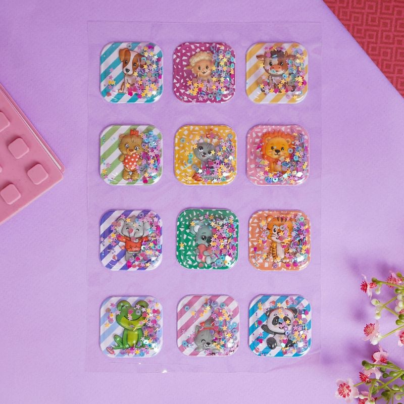 Uzlīmes, 12 gab., 14x27 cm, dažādi veidi